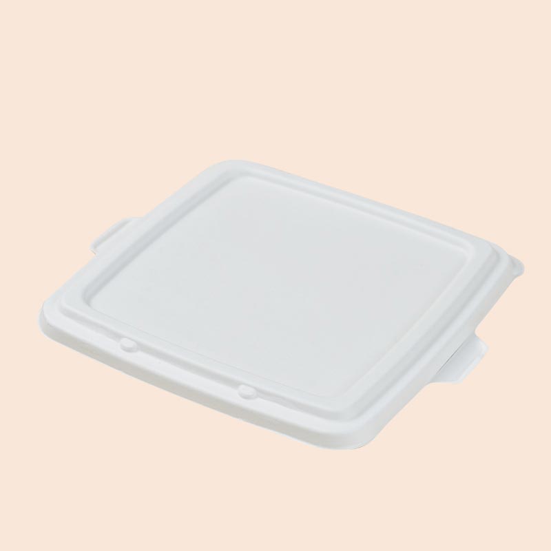 Bagasse lid for the multi-cup tray